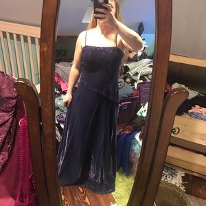 Purple formal gown